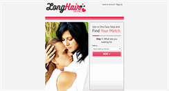Desktop Screenshot of longhairdating.com
